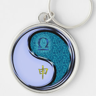 Libra & Water Monkey Key Ring