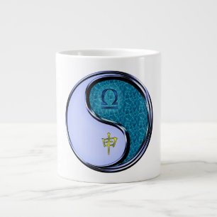 Libra & Water Monkey Large Coffee Mug