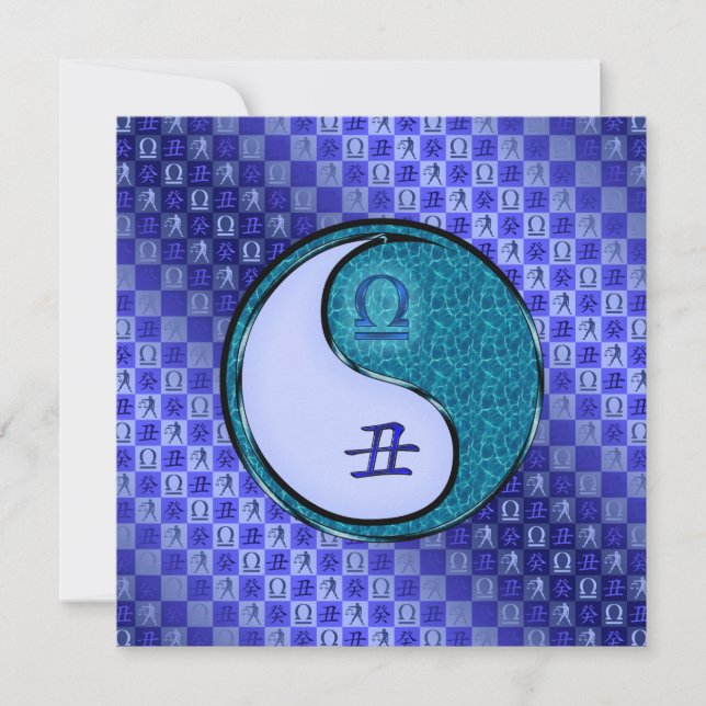 Libra & Water Ox Card (Front)