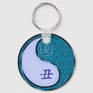 Libra & Water Ox Key Ring