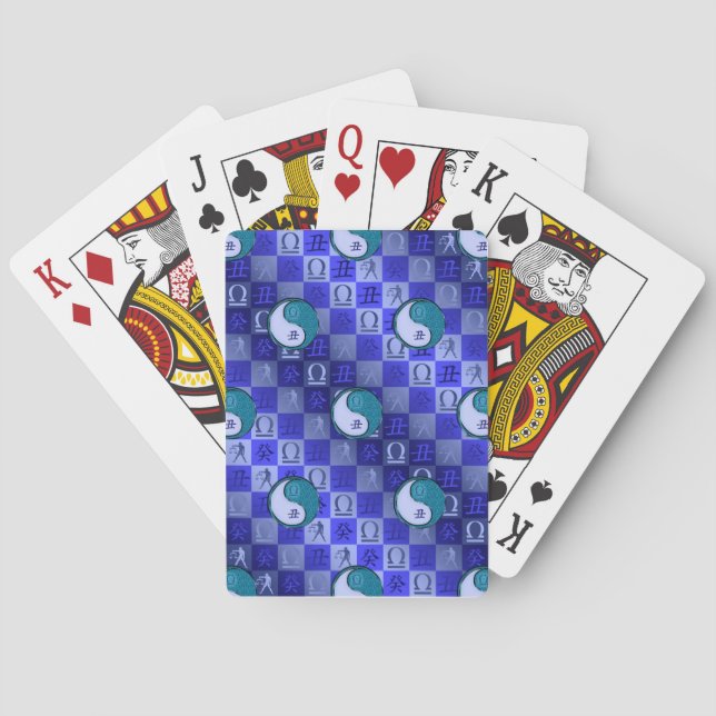 Libra & Water Ox Playing Cards (Back)
