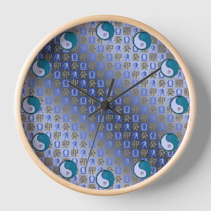 Libra & Water Rabbit Clock