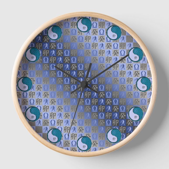 Libra & Water Rabbit Clock (Front)