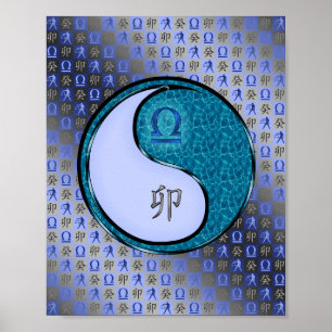 Libra & Water Rabbit Poster