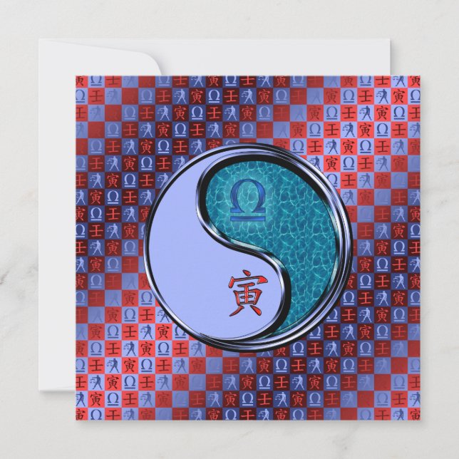 Libra & Water Tiger Card (Front)