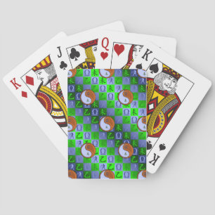 Libra & Wood Goat Playing Cards
