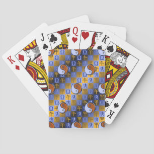 Libra & Wood Horse Playing Cards