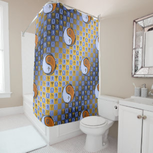Libra & Wood Horse Shower Curtain