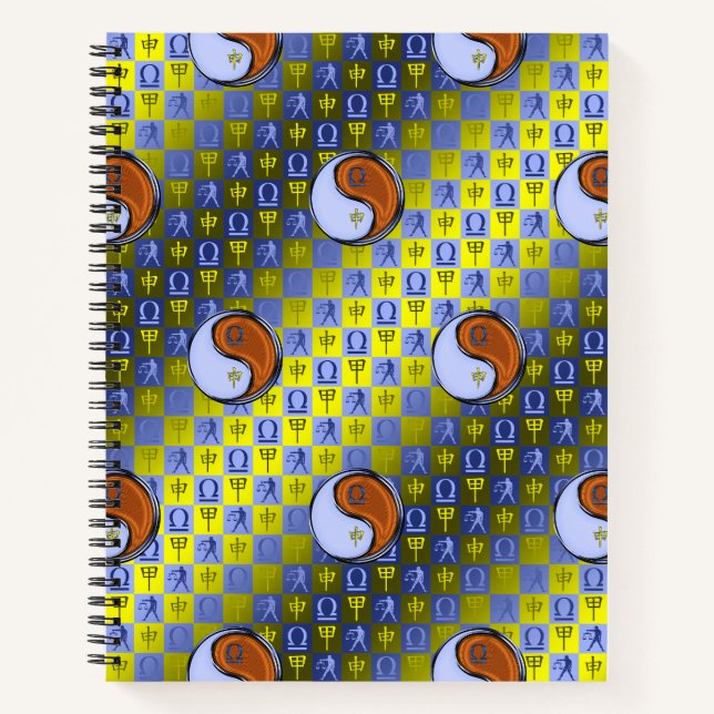 Libra & Wood Monkey Notebook (Front)