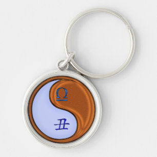 Libra & Wood Ox Key Ring