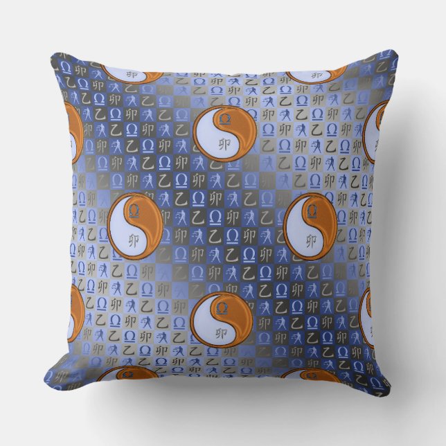 Libra & Wood Rabbit Cushion (Front)