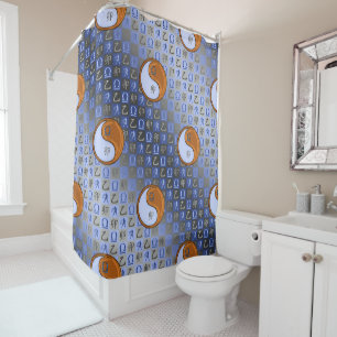 Libra & Wood Rabbit Shower Curtain