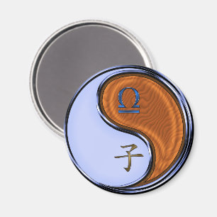 Libra & Wood Rat Magnet