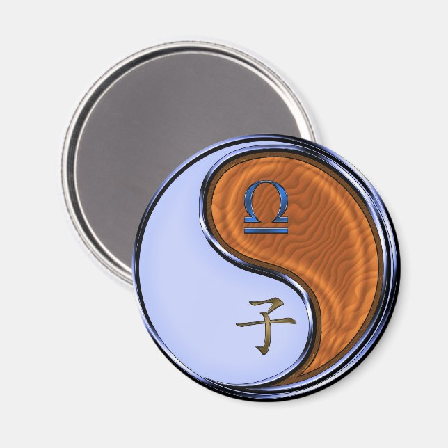 Libra & Wood Rat Magnet (Front/Back)