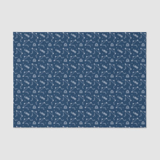 Libra Zodiac Astrological Sign Pattern Tissue Paper