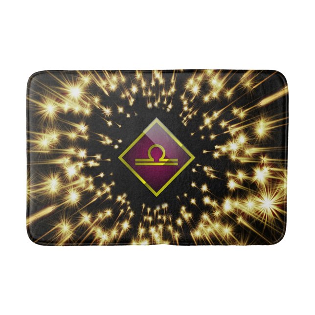 Libra zodiac bath mat (Front)