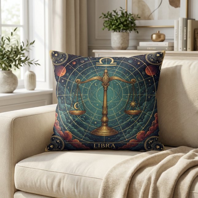 Libra Zodiac Celestial Cushion (Creator Uploaded)