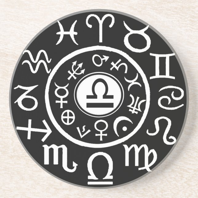 Libra - Zodiac Coaster (Front)