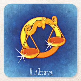 libra zodiac coasters