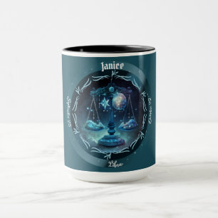 Libra Zodiac Customisable Coffee Mug