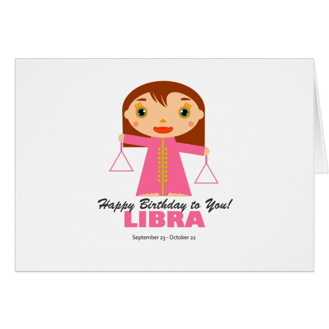 Libra Zodiac for Kids (Front Horizontal)