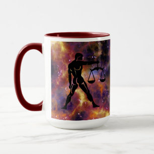 Libra Zodiac Galaxy Balance Design – Astrology Hor Mug