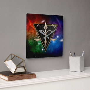Libra Zodiac Gift Astrology Square Wall Clock