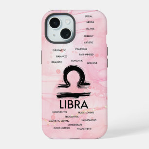 Libra Zodiac Horoscope Traits Girls iPhone 15 Case