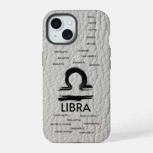 Libra Zodiac Horoscope Traits Guys iPhone 15 Case
