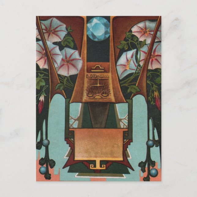 Libra - Zodiac Postcard (Front)