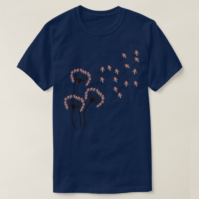Libra Zodiac Shirt Dandelion Libra Lover (Design Front)