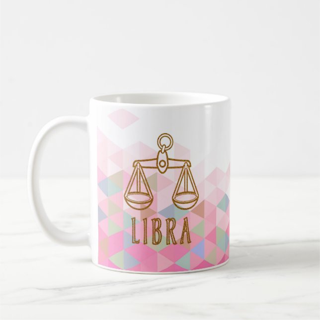 Libra Zodiac Sign Coffee Mug (Left)
