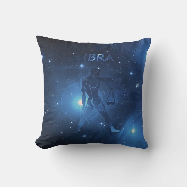 Libra zodiac sign cushion (Front)