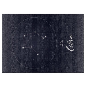 Libra Zodiac Sign   Cute Funny Birthday Gift Cutting Board