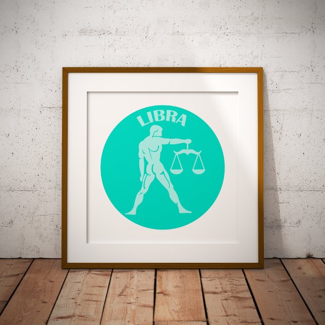 Libra, Zodiac Sign, Horoscope, Astrology Foil Prints (Creator Uploaded)