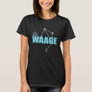 Libra Zodiac Sign Libra Constellation T-Shirt