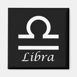 'Libra' Zodiac Sign Magnet
