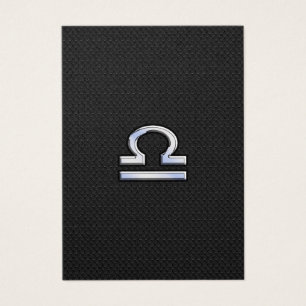 Libra Zodiac Sign on Black Snake Skin Decor