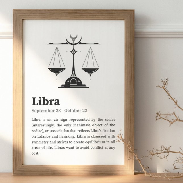 Libra Zodiac Sign poster (Creator Uploaded)