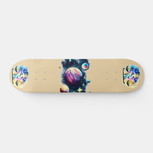 Libra zodiac sign skateboard