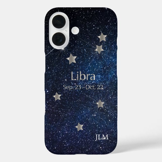Libra - Zodiac Star Sign Case-Mate iPhone Case (Back)