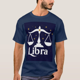 ♎ Libra Zodiac Style For Astrology Everyday Wear T-Shirt