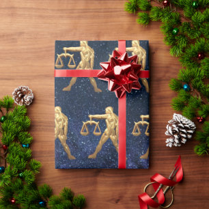 Libra Zodiac Wrapping Paper
