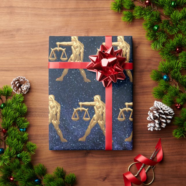 Libra Zodiac Wrapping Paper (Holiday Gift)