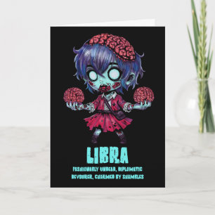 Libra Zombie Card