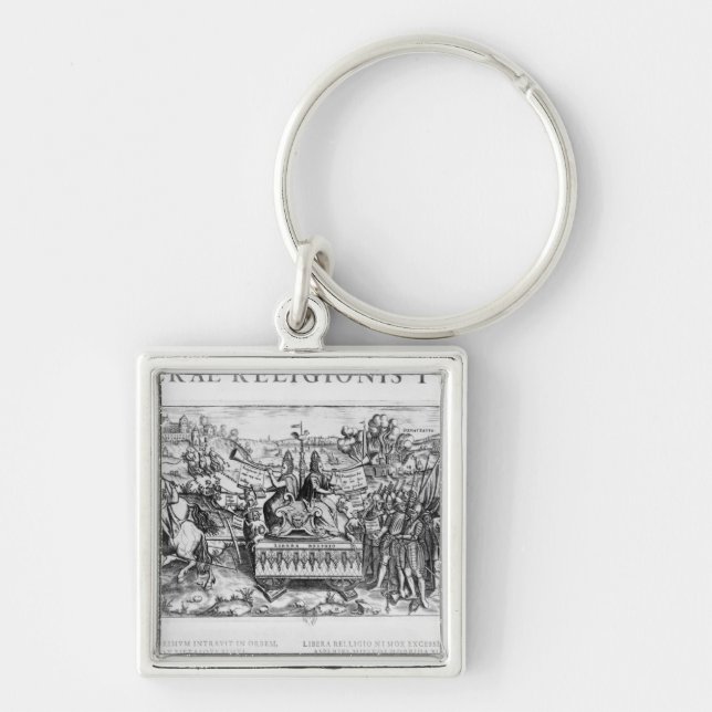 Librae Religionis Typus', allegory Key Ring (Front)