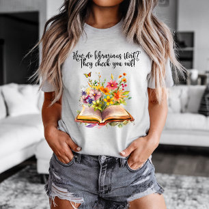 Librarian and Books T-shirt