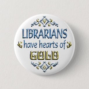 LIBRARIAN Appreciation 6 Cm Round Badge