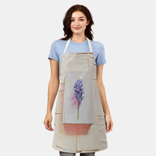 Librarian birthday gift apron (Worn)