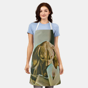 Librarian birthday gift apron